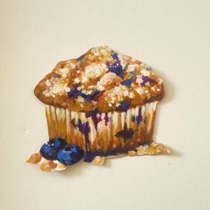 Blueberry and Lemon Muffin Print